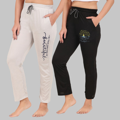 HouseOfCommon Solid Women Multicolor Track Pants