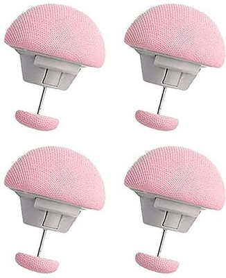 JENICO WORLD Badsheet Fixing Clips with Buttons, Double Sided Pin Fasteners for Blanket-4Pcs Acrylic Batting(2.8 cm x 3 cm)