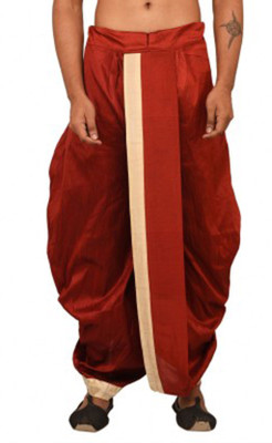 Larwa Solid Men Dhoti