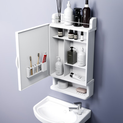 GLOXY Unbreakable Wall Mounted Acrylic Premium Multipurpose Bathroom Bathroom Mirror(Rectangle Finish : GLOSSY)