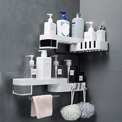 AMOZI Bathroom Shelf Bathroom Toiletry Holder Rack Towel Stand for (Pack 0f 1) Overhead Storage Shelf