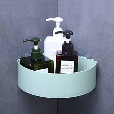 SJK Self Adhesive Multi-Purpose Wall Hanging BATHROOM floating Shelf Regular Organizer