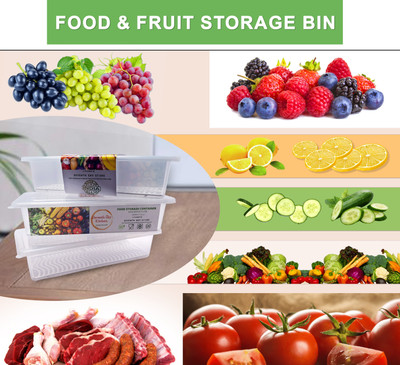 Shreejee Plastic Fridge Container  - 1500 ml(Clear)