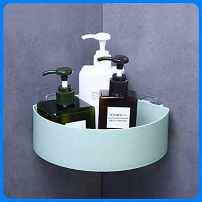 SJK Self Adhesive Multi-Purpose Wall Hanging BATHROOM floating Shelf Regular Organizer