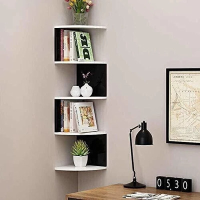 kassar MDF (Medium Density Fiber) Wall Shelf(Number of Shelves - 5, Multicolor) deal from flipkart