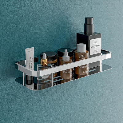 MAYUR ÖCICH BATHROOM RACK SHELF STEEL (HEAVY DUTY) {ANTIRUST} BATHROOM ACCESSORY AND KITCHEN Silver Towel Holder(Steel)