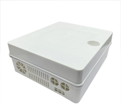Earth Info 2U- DVR/Server/Network Cabinet Box/Rack for CCTV DVR/NVR/POE Plastic Wall Shelf(Number of Shelves - 1, White)