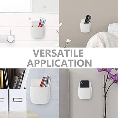 DIYAL ENTERPRISE 6 Compartments Plastic Wall Stand(White)