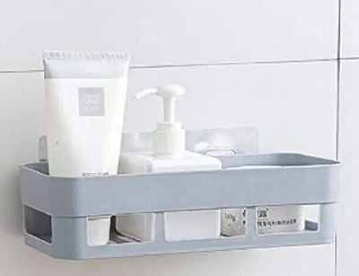 SJK (PACK OF 2)Self Adhesiv Wall Hanging Humanoid floating Shelf 1.2529 Plastic Wall Shelf(Number of Shelves - 1, White)