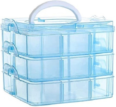 RadhaTex Plastic Utility Container  - 1500 ml(Clear)