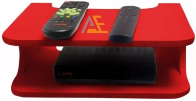 Aayat Enterprises T.V Set up Box Stand,Wifi Stand Remote Stand, Wall Shelf Wooden, MDF Wall Shelf Wooden, MDF (Medium Density Fiber) Wall Shelf(Number of Shelves - 1, Red)