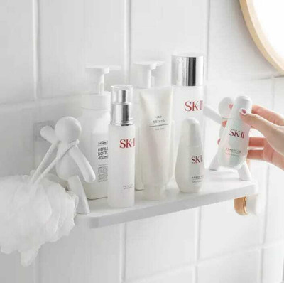 Shreejee Wall Mounted Shelf,Bathroom Shelf Organizer, Multipurpose Wall Mount Floatings0 Plastic Wall Shelf(Number of Shelves - 1, White)