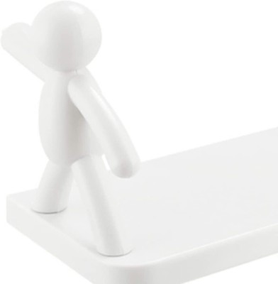 CoreValues GKB12.Bath.Shelf Plastic Wall Shelf(Number of Shelves - 1, White)