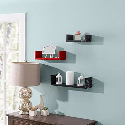 Arham Handicraft WALL SHELF AMOUNT FLOATING BY WALL HANGING ..... MDF (Medium Density Fiber) Wall Shelf(Number of Shelves - 3)