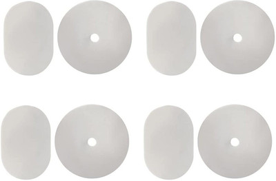 Leeonz Self Adhesive Socket Holder Wall-Mounted Fixator Power Strip Holder for Home Plastic Wall Shelf(Number of Shelves - 4, White)