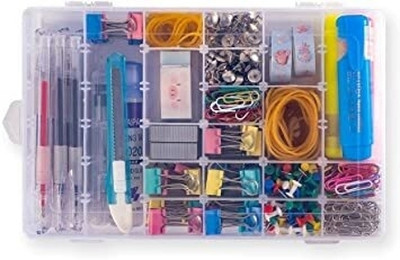 ansh enterprise Plastic Utility Container  - 1000 ml(Clear)