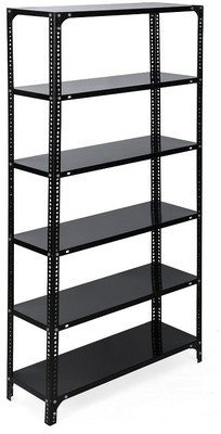Perfect Steel Traders New Slotted Angle 6 Shelves Multipurpose Powder Coating Storage Racks Iron Wall Shelf(Number of Shelves - 6)