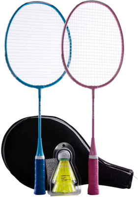 KRISSDIL PERFLY Kids Badminton Racket Starter Blue Pink - BY DECATHLON Badminton Kit