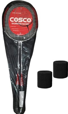 COSCO FORCE CZ 50 Badminton Racket With Wrist Band Maroon Strung Badminton Racquet(Pack of: 1, 95 g)