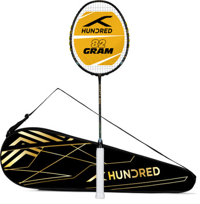 Hundred QUARTZ 800 Black, Green Unstrung Badminton Racquet(Pack of: 1, 82 g)