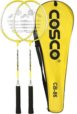 COSCO CB 86 Sports Yellow Strung Badminton Racquet(Pack of: 2, 150 g)
