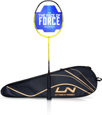 LI-NING G-Force 3800 II Superlite Yellow Unstrung Badminton Racquet(Pack of: 1, 78 g)