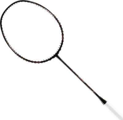 Hundred Rock SK 10 | Maximum Tension ≤32lbs | 4U White Strung Badminton Racquet(Pack of: 1, 82 g)