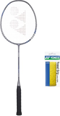 YONEX Astrox Attack 9 (Made in India) With Grip (32 lbs, 80 gms) Grey Strung Badminton Racquet(Pack of: 1, 80 g)