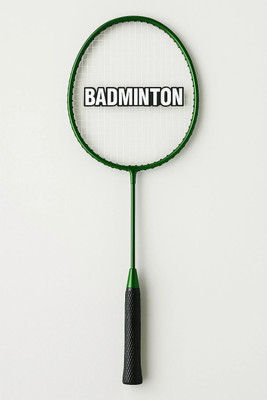 RD Brothers BADMINTION RACKET Green, White, Black Strung Badminton Racquet(Pack of: 1, 150 g)