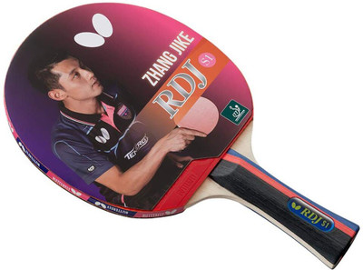 Butterfly RDJ S1 ITTF Approved Ping Pong Paddle Great Spin Speed Table Tennis Racket Red, Black Table Tennis Racquet(Pack of: 1, 180 g)