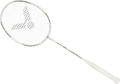 VICTOR Auraspeed SYN S 4U/G5 Professional White Strung Badminton Racquet(Pack of: 1, 84 g)