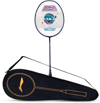 LI-NING G-Force Superlite Max 10 Blue, Silver, Red Strung Badminton Racquet(Pack of: 1, 1 kg)