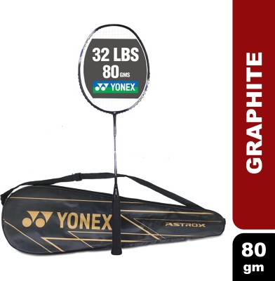 YONEX Astrox Attack 9 Black Strung Badminton Racquet(Pack of: 1, 80 g)