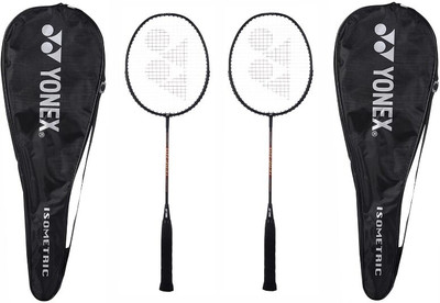 YONEX GR 303i Combo Black Strung Badminton Racquet(Pack of: 2, 88 g)