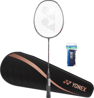 YONEX Badminton Racket - Nanoray 72 Light With Towel Grip And Full Cover Grey, Blue Strung Badminton Racquet(Pack of: 1, 77 g)