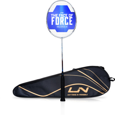 LI-NING G-Force 3900 Ii Superlite White Strung Badminton Racquet(Pack of: 1, 78 g)