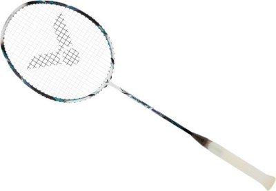 VICTOR Thruster White Strung Badminton Racquet(Pack of: 1, 85 g)