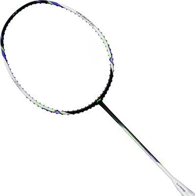 LI-NING Halbertec Motor - 5U White Strung Badminton Racquet(Pack of: 1, 80 g)