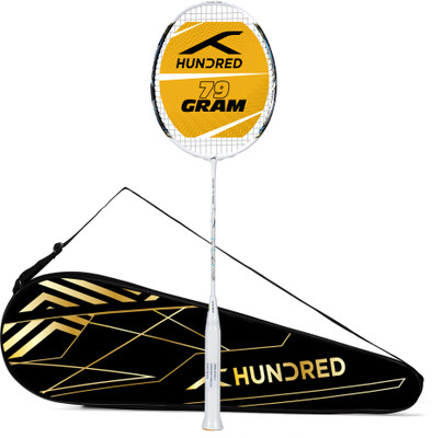 LI-NING Hundred White Unstrung Badminton Racquet(Pack of: 1, 79 g)