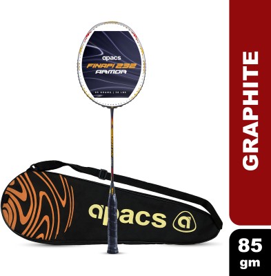 apacs Finapi 232 Armor (38 LBS, Made in Vietnam) High Modulus Graphite | Power Frame Blue Unstrung Badminton Racquet(Pack of: 1, 85 g)