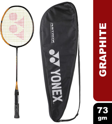 Yonex Astrox Smash Badminton Racquet (Black Clear Orange, G4, 73 Grams, 28 lbs Tension)(Pack of: 1, 73 g)