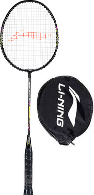 LI-NING Smash XP-777 Pro Black, Pink Strung Badminton Racquet(Pack of: 1, 90 g)