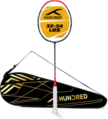 Hundred T-Fusion 300 - 5U Blue Unstrung Badminton Racquet(Pack of: 1, 79 g)