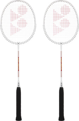 YONEX GR 303i White Strung Badminton Racquet(Pack of: 2, 83 g)