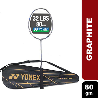 YONEX Astrox Attack 9 Grey Strung Badminton Racquet(Pack of: 1, 80 g)