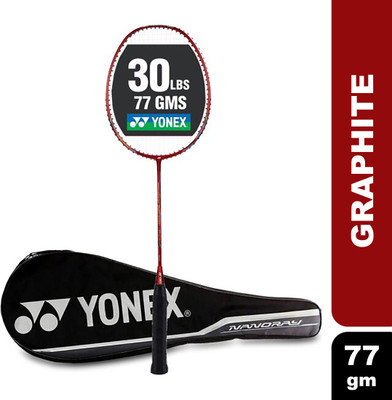 YONEX Nanoray 72Light Red Strung Badminton Racquet(Pack of: 1, 77 g)