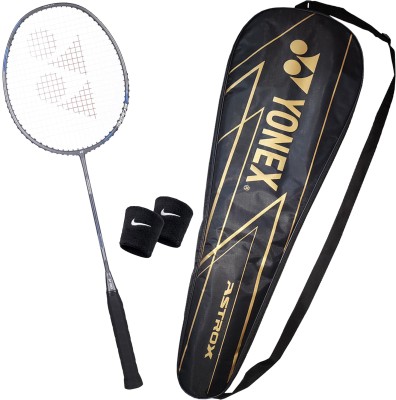 YONEX Astrox Attack 9 (MAX FORCE) Grey Strung Badminton Racquet(Pack of: 1, 80 g)