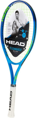 Head Ti- Conquest Blue Strung Tennis Racquet(Pack of: 1, 275 g)