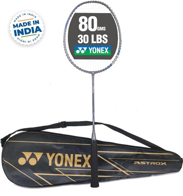 YONEX ASTROX ATTACK 9 (MADE IN INDIA) Grey Strung Badminton Racquet(Pack of: 1, 80 g)