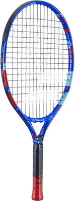 BABOLAT Ballfighter 21 Tennis Racquet Blue Red Grip Size 6X0 Blue, Red Strung Tennis Racquet(Pack of: 1, 440 g)